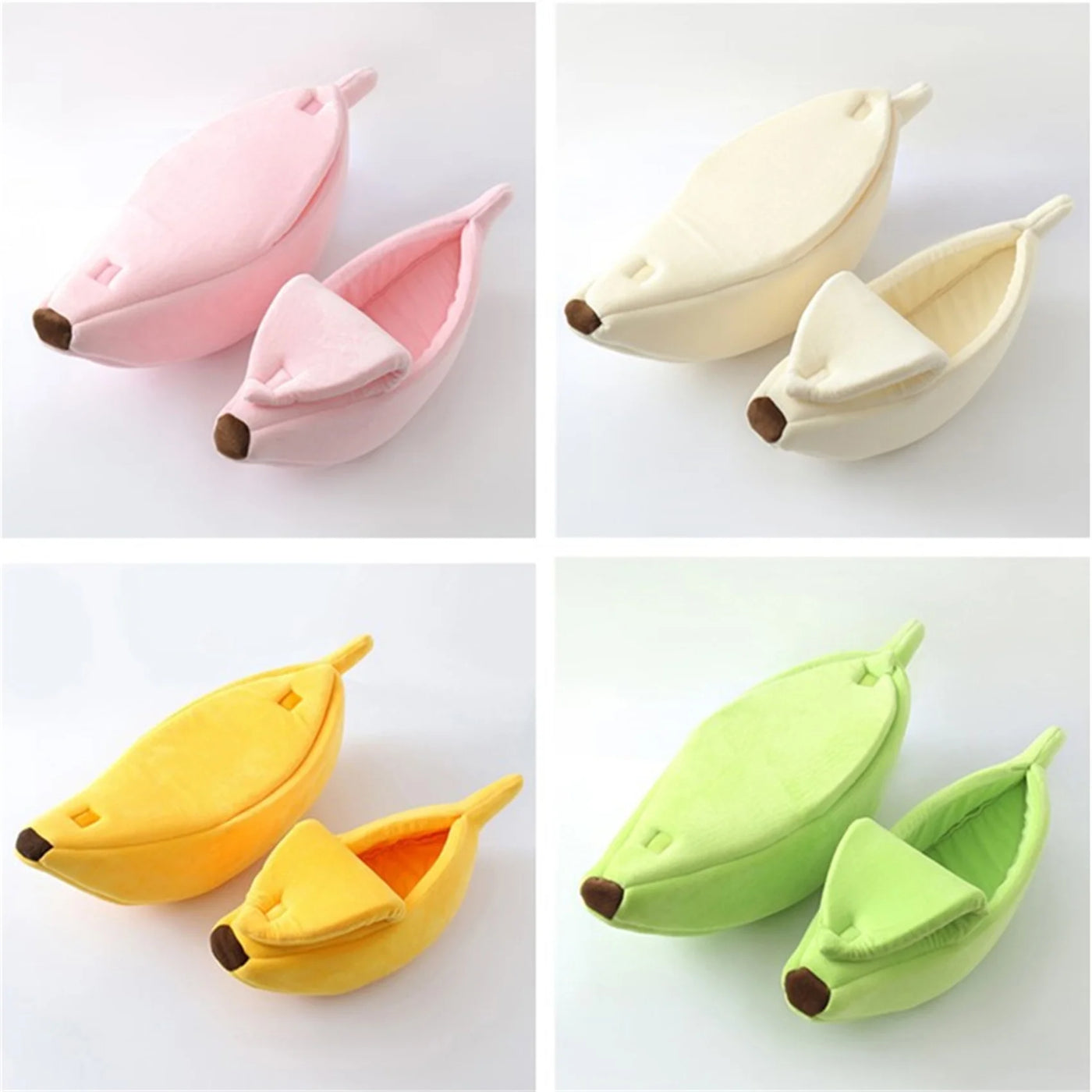 Cama Banana Divertida para Cães e Gatos