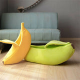 Cama Banana Divertida para Cães e Gatos