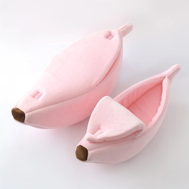 Cama Banana Divertida para Cães e Gatos