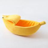 Cama Banana Divertida para Cães e Gatos