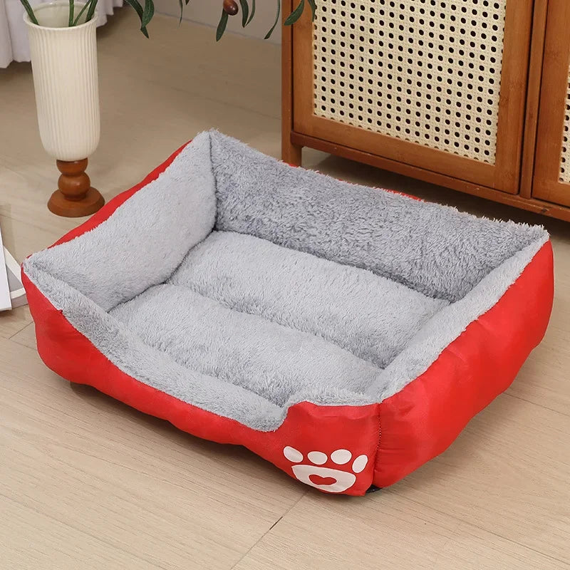 Cama Retangular Pelúcia Aconchego para Pets