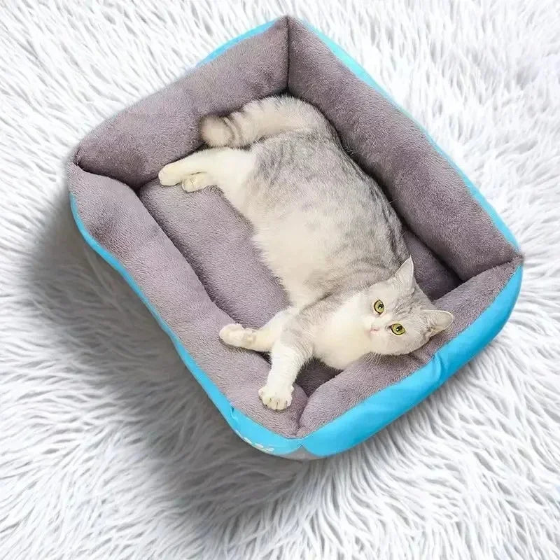 Cama Retangular Pelúcia Aconchego para Pets