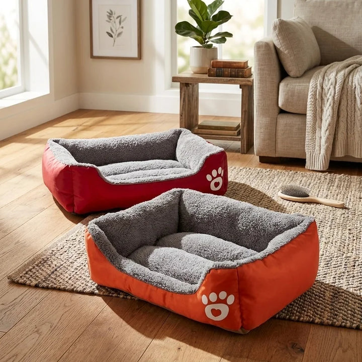 Cama Retangular Pelúcia Aconchego para Pets