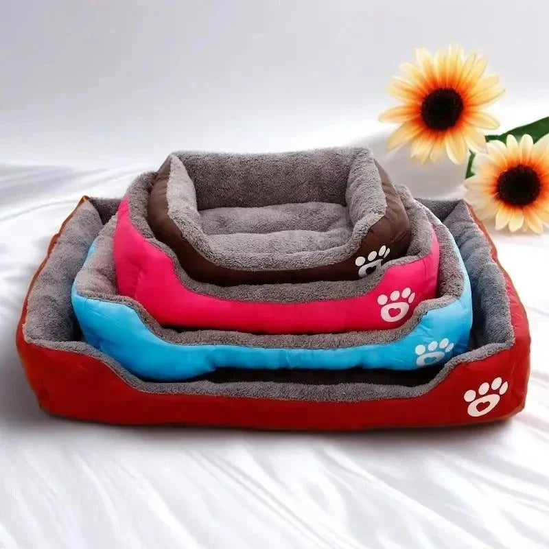 Cama Retangular Pelúcia Aconchego para Pets