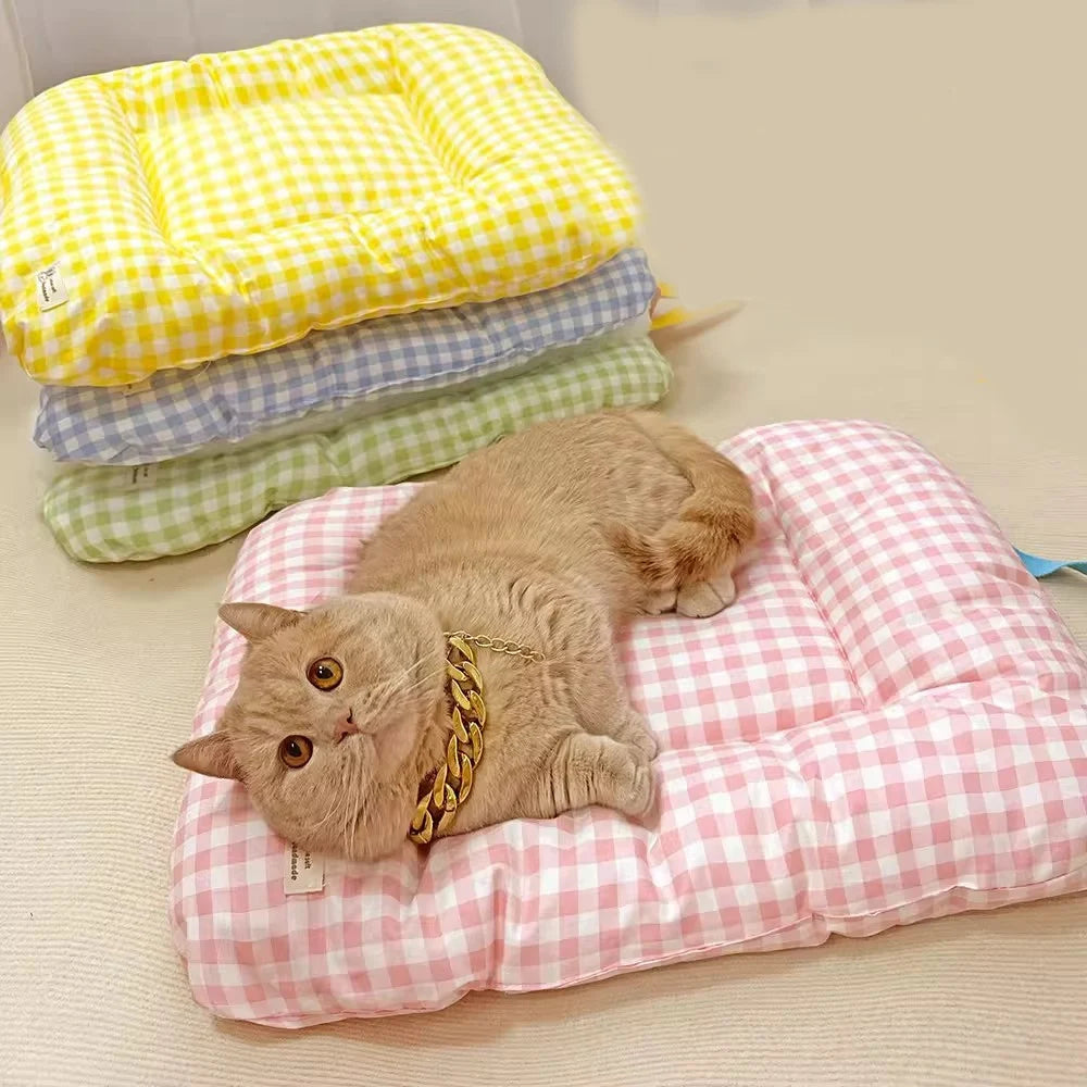 Almofada Xadrez Conforto para Pets