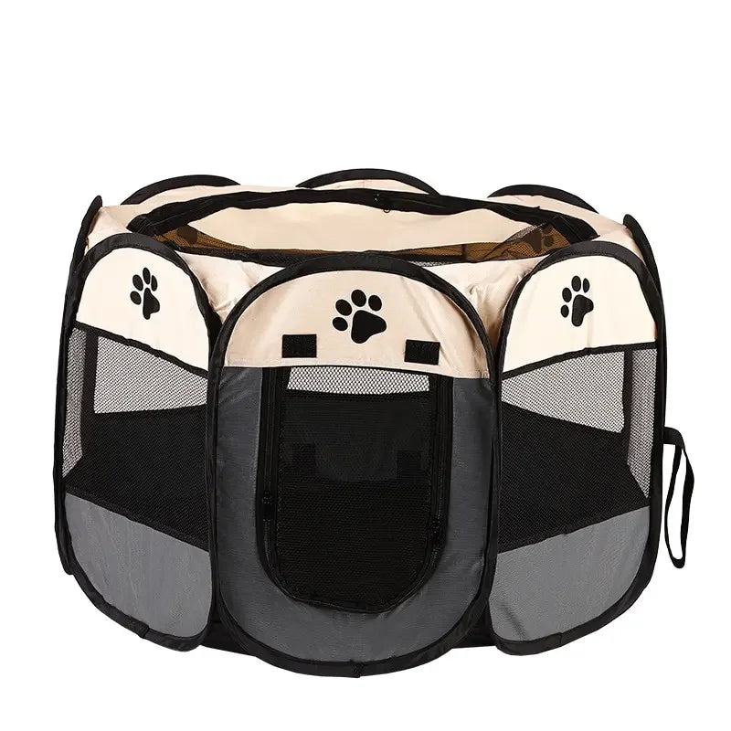 Cercado Pet Portátil Dobrável 73 × 73 cm