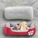 Cama Retangular Pelúcia Aconchego para Pets