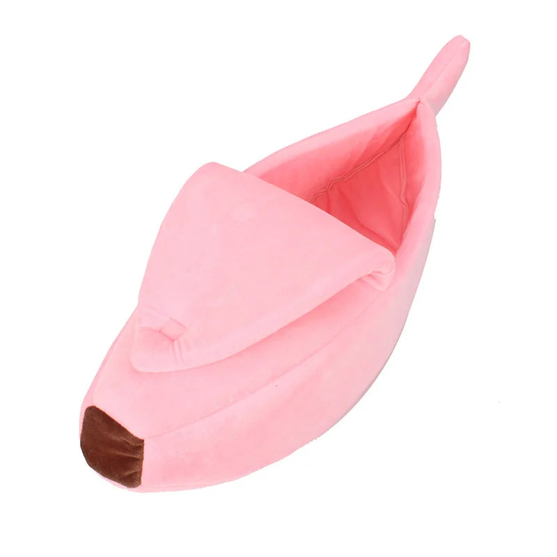 Cama Banana Divertida para Cães e Gatos