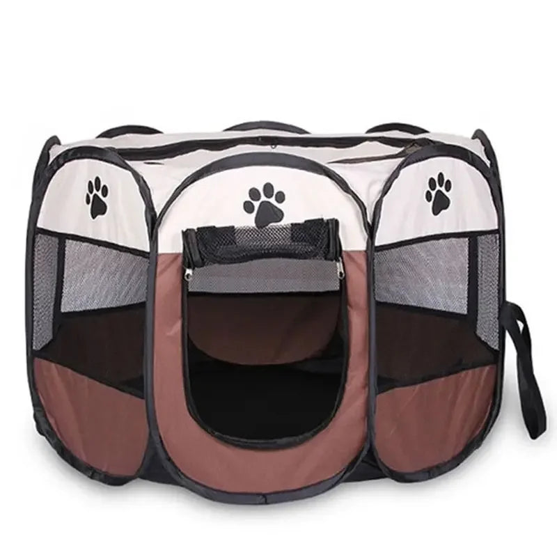 Cercado Pet Portátil Dobrável 73 × 73 cm