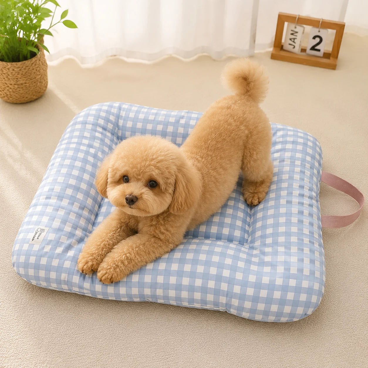 Almofada Xadrez Conforto para Pets